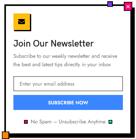 Newsletter Sign-up Form Pop-up to Grow Email List – 1