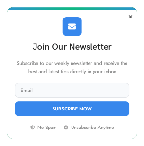Newsletter Sign-up Form Floating Side Box to Grow Email List – 4