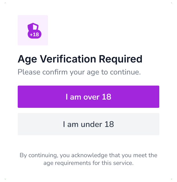 Age Verification Pop-up to Blocking Content – 82