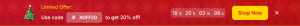 Discount Coupon Christmas Floating Bar to Increase Sales – 36