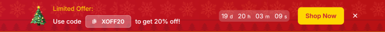 Discount Coupon Christmas Floating Bar to Increase Sales – 36