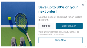 Discount Coupon Floating Side Box for Sport website to Increase Sales – 33