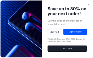 Discount Coupon Pop-up to Increase Sales – 29