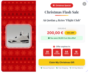 Discounted Products Christmas Pop-up to Increase Sales – 22