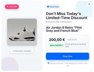 Discounted Products Pop-up to Increase Sales – 18