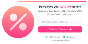 Exit Intent Email Capture Pop-up to Grow Email List – 63