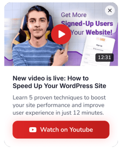 New YouTube Video Floating Side Box to Promote Social Channels – 67