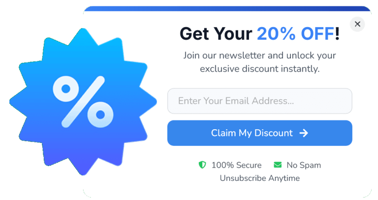 Email Sign-up Discount Floating Side Box to Grow Email List – 13