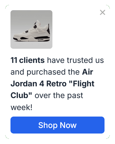 Recent Sales & Buyers Floating Side Box to Build Trust & Social Proof – 39