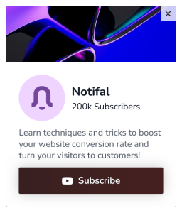 YouTube Channel Subscribe Floating Side Box to Promote Social Channels – 69