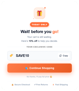 Cart Exit Pop-up to Prevent Cart Abandonment – 93