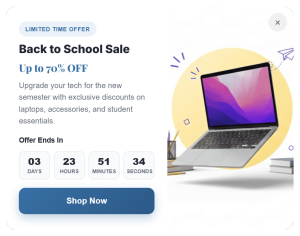 Promote Campaign Back to School Floating Side Box to Increase Sales – 106