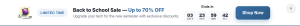 Promote Campaign Back to School Floating Bar to Increase Sales – 107