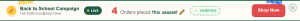 Recent Sales and Buyers Back to School Floating Bar to Build Trust and Social Proof – 119