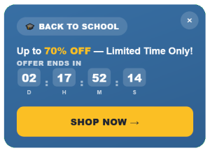 Promote Campaign Back to School Floating Side Box to Increase Sales – 104
