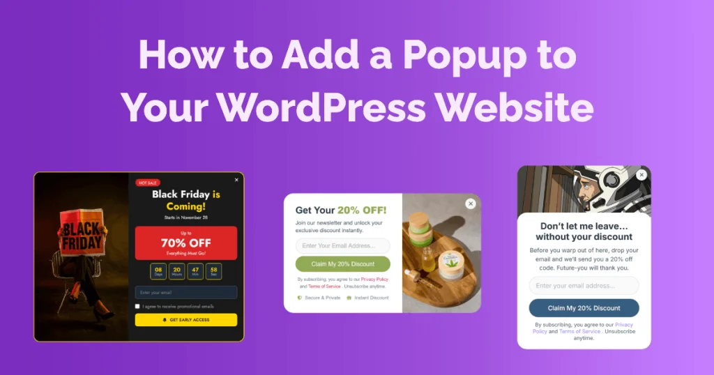 How to Add a Popup to Your WordPress Website